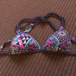 Cute Abstract Bikini Top